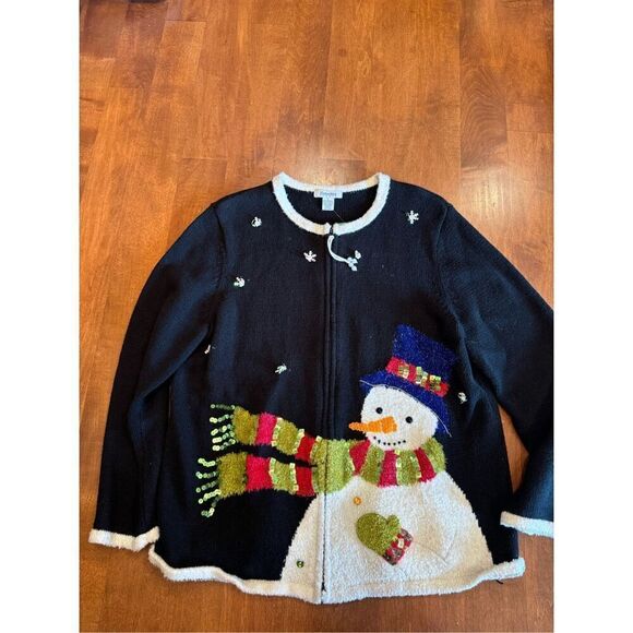 Woman’s ugly Christmas, Hampshire studio Christmas cardigan - Picture 1 of 5